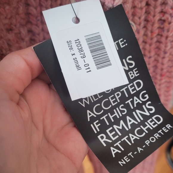 Alex Mill Side Button Aran Cable Knit Merino Wool Sweater - Picture 4 of 6